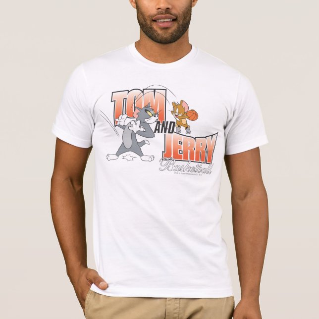 Tom and Jerry Basketball 3 T-Shirt (Front)