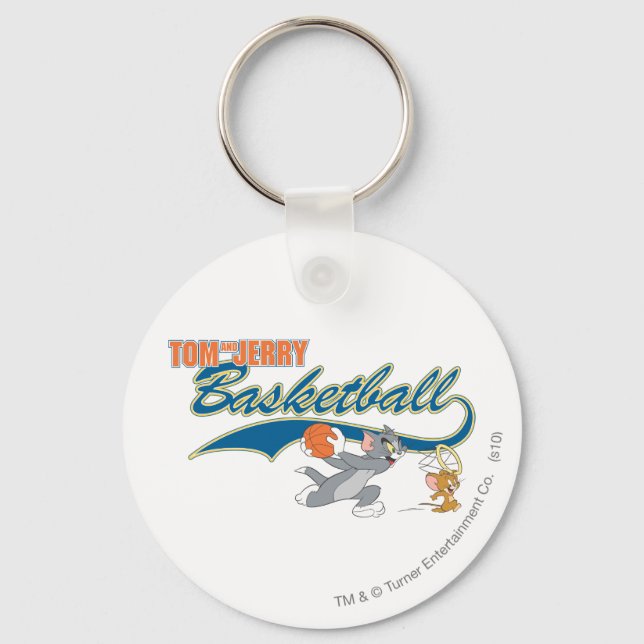 Tom and Jerry Basketball 5 Key Ring (Front)