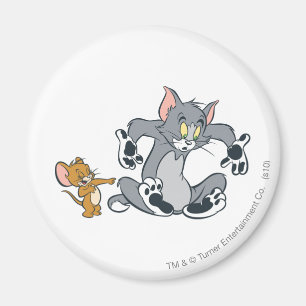 Tom and Jerry Black Paw Cat Magnet