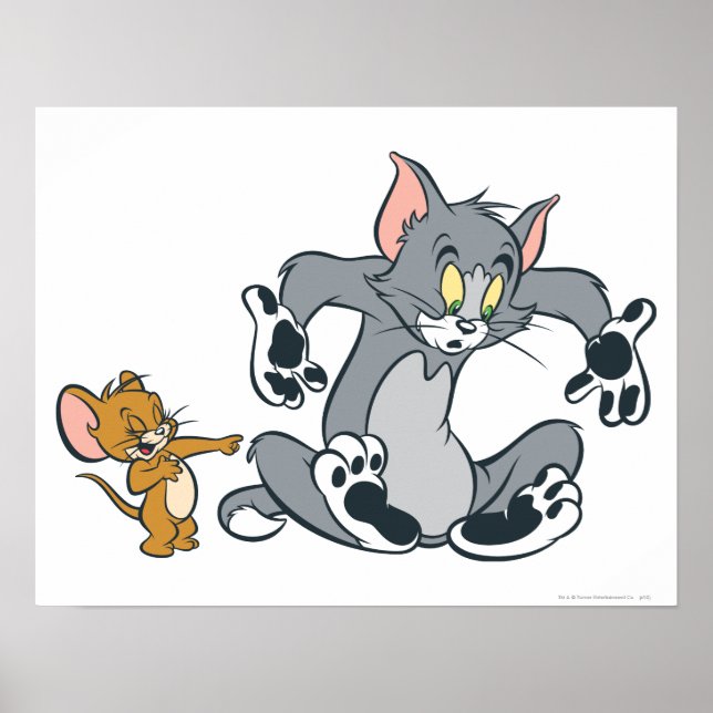Tom and Jerry Black Paw Cat Poster (Front)