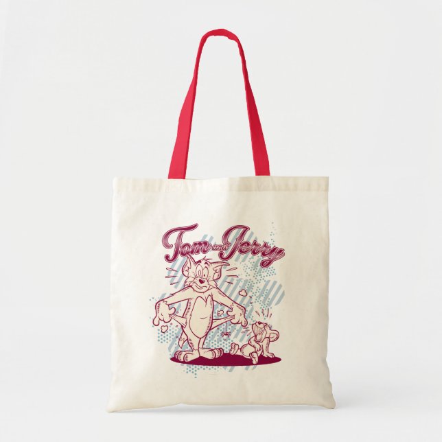 Tom and Jerry Broke Tote Bag (Front)