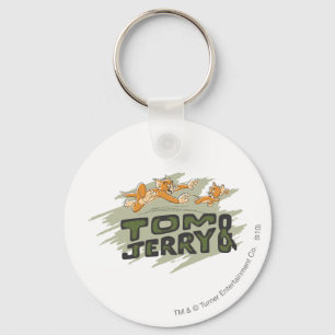 Tom and Jerry Chase logo Key Ring