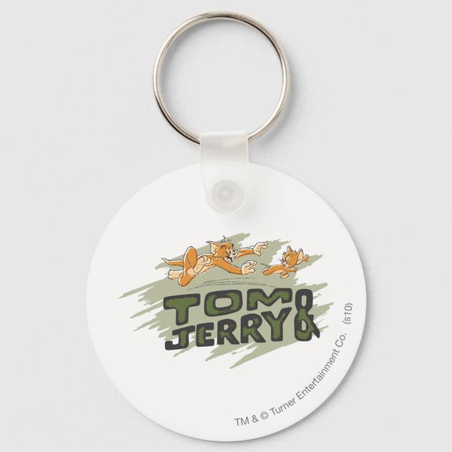 Tom and Jerry Chase logo Key Ring (Front)