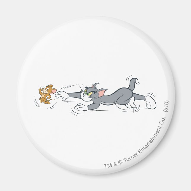 Tom and Jerry Chase Magnet (Front)