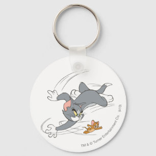 Tom and Jerry Chase Turn Key Ring