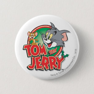 Tom and Jerry Classic Logo 6 Cm Round Badge