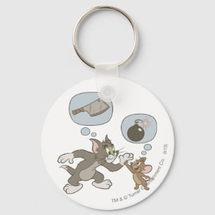 Tom and Jerry Evil Thoughts Key Ring