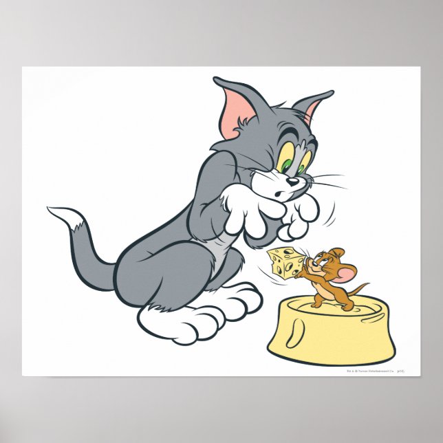 Tom and Jerry Feed The Cat Poster (Front)