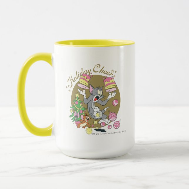 Tom and Jerry Holiday Cheer Mug (Left)