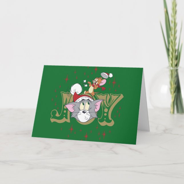 Tom and Jerry Holiday Joy Card (Front)