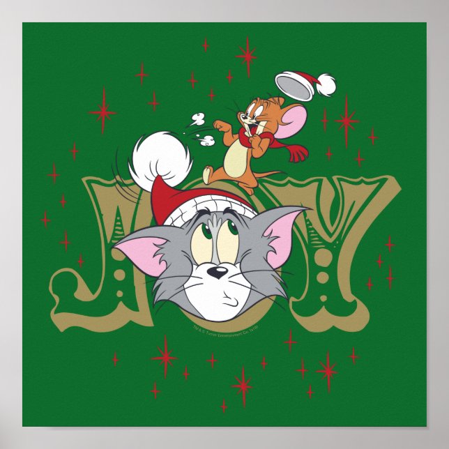 Tom and Jerry Holiday Joy Poster (Front)