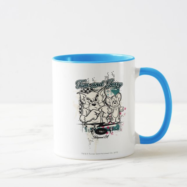 Tom and Jerry Hollywood CA Mug (Right)