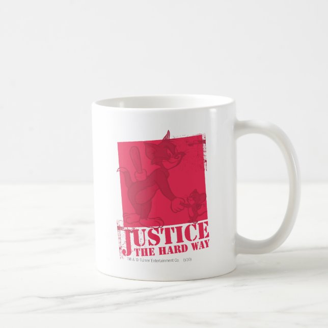 Tom and Jerry Justice The Hard Way Coffee Mug (Right)