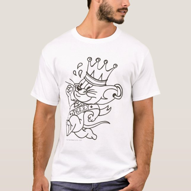 Tom and Jerry King Jerry T-Shirt (Front)