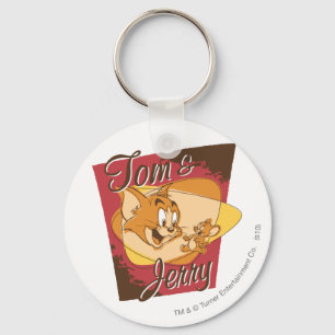 Tom and Jerry Logo 2 Key Ring