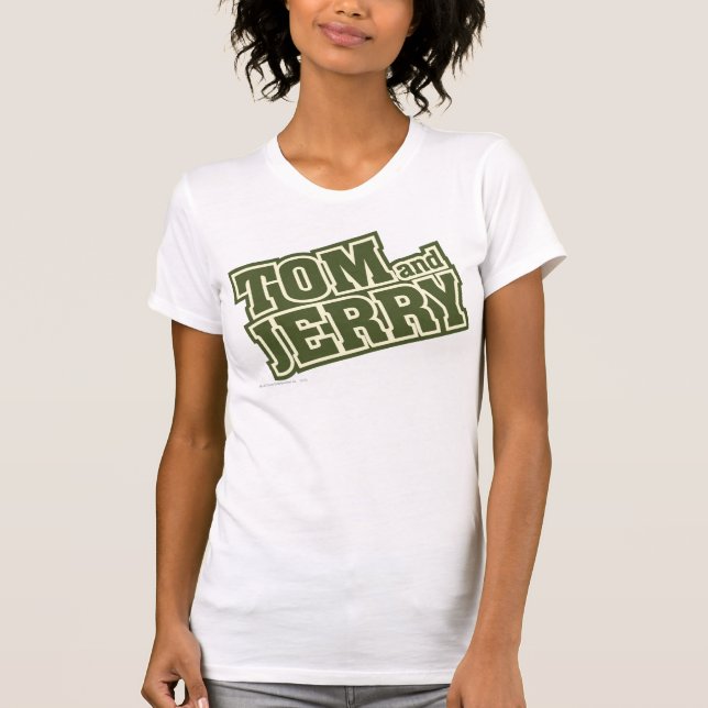 Tom and Jerry Logo 3 T-Shirt (Front)