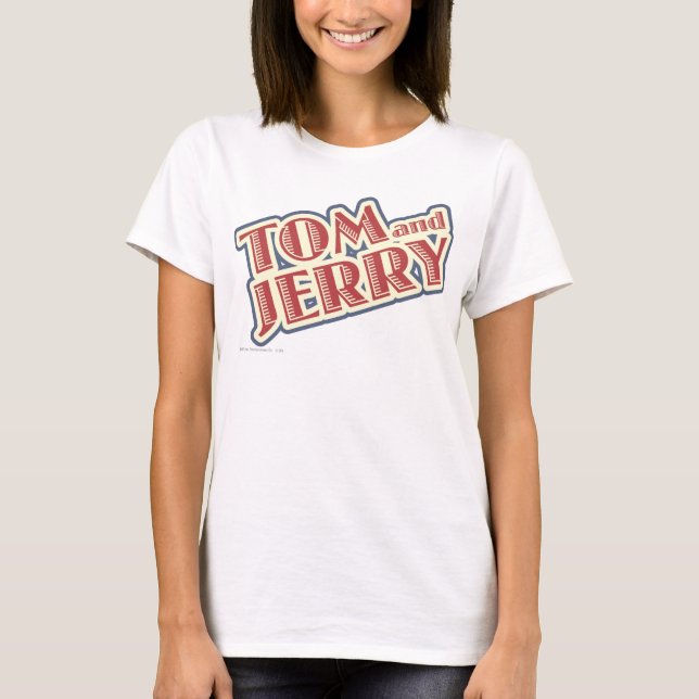 Tom and Jerry Logo T-Shirt (Front)