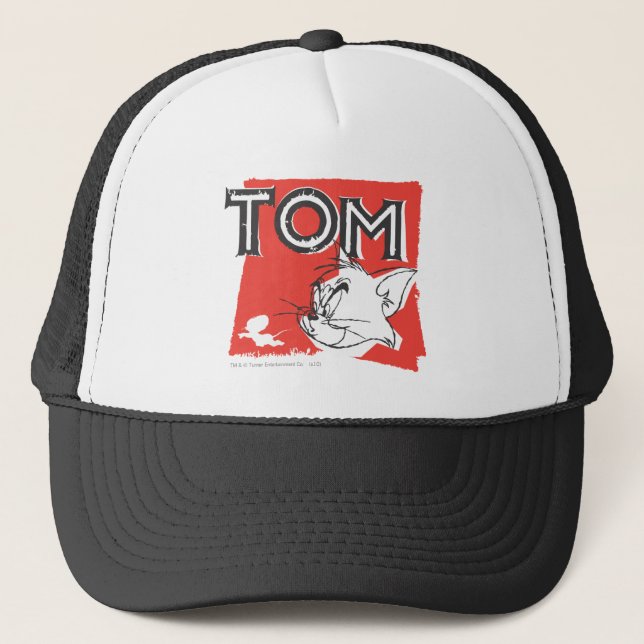 Tom and Jerry Mad Cat Trucker Hat (Front)