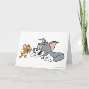 Tom and Jerry Make Faces Card