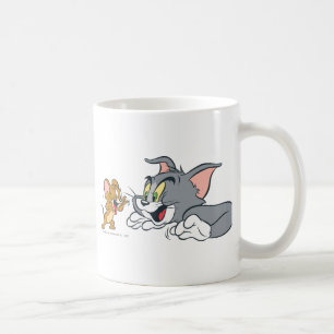 Tom and Jerry Make Faces Coffee Mug