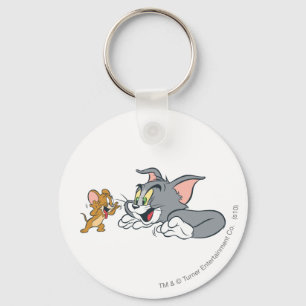 Tom and Jerry Make Faces Key Ring