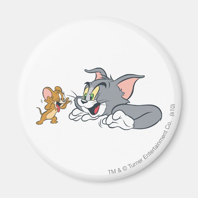 Tom and Jerry Make Faces Magnet (Front)