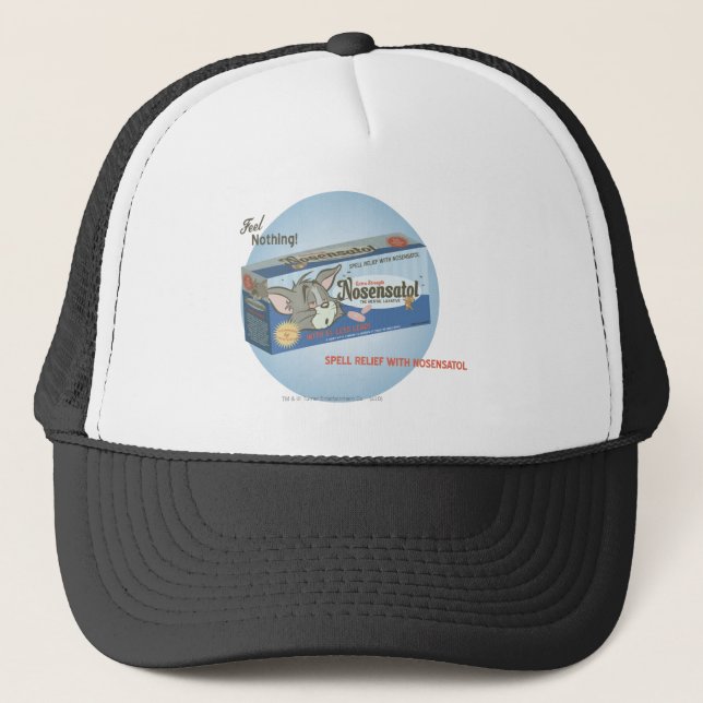 Tom and Jerry Nosensatol 2 Trucker Hat (Front)