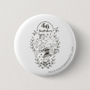 Tom and Jerry Obey The Master 1 6 Cm Round Badge