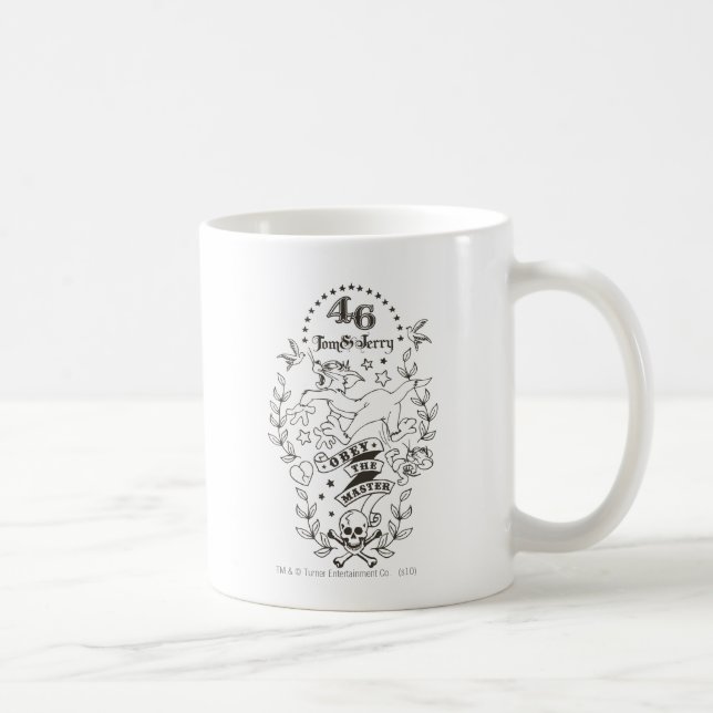 Tom and Jerry Obey The Master 1 Coffee Mug (Right)