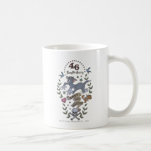 Tom and Jerry Obey The Master 2 Coffee Mug (Right)