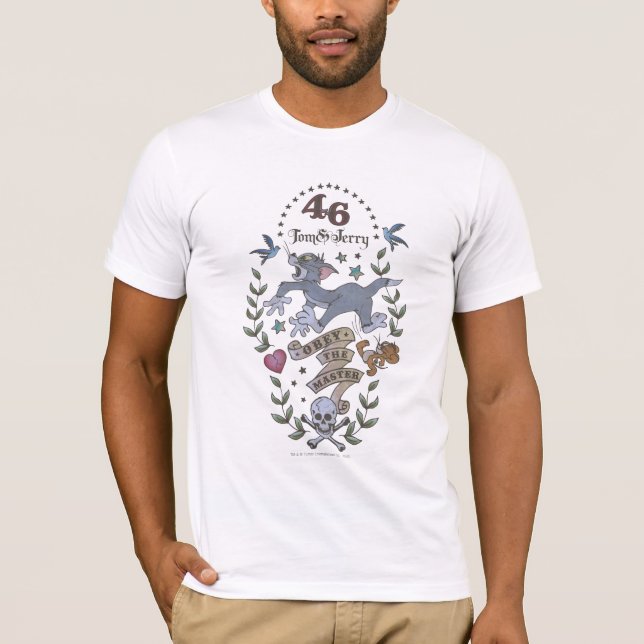 Tom and Jerry Obey The Master 2 T-Shirt (Front)