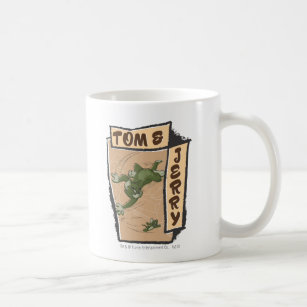 Tom and Jerry On A Tan Couch Coffee Mug