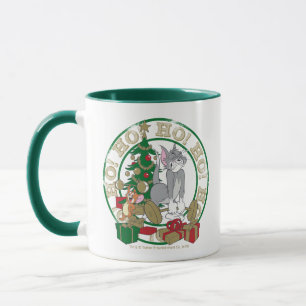 Tom and Jerry Opening Presents Mug