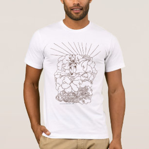 Tom and Jerry Outline T-Shirt