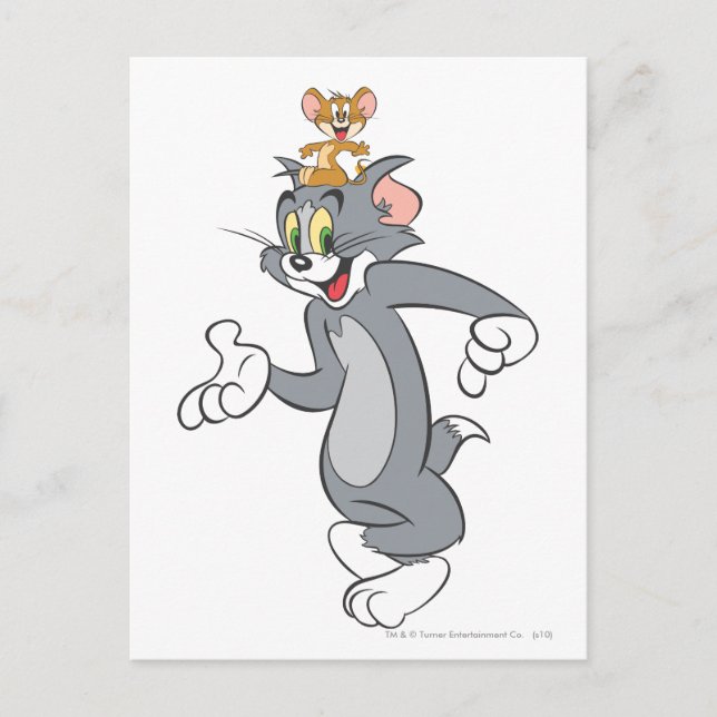 Tom and Jerry Pair Postcard (Front)