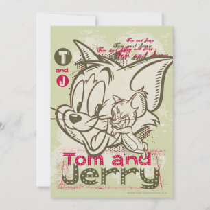Tom and Jerry Pink and Green