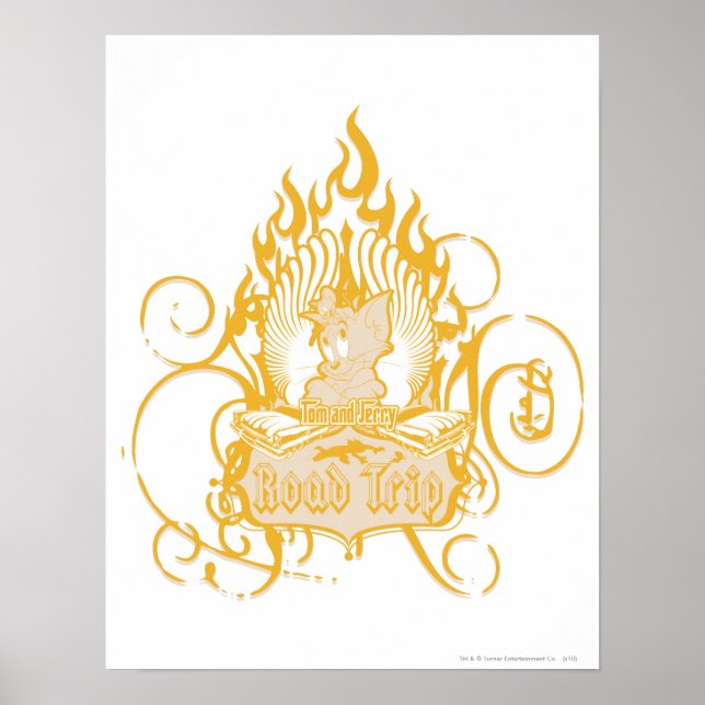 Tom and Jerry Road Trip Poster (Front)