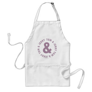 Tom and Jerry Round Logo 10 Standard Apron