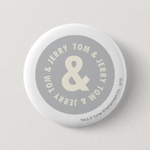 Tom and Jerry Round Logo 1 6 Cm Round Badge