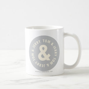 Tom and Jerry Round Logo 1 Coffee Mug