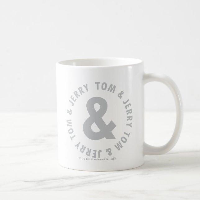 Tom and Jerry Round Logo 2 Coffee Mug (Right)