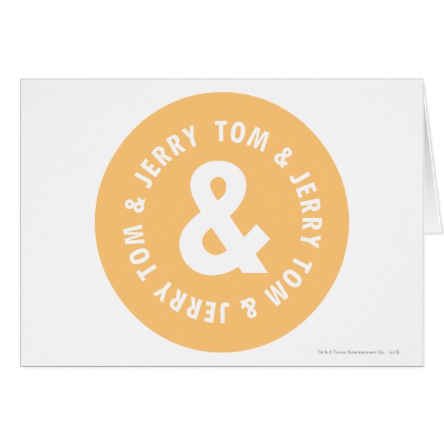 Tom and Jerry Round Logo 5 (Front Horizontal)