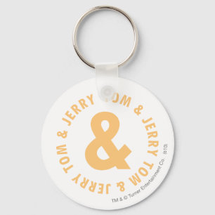 Tom and Jerry Round Logo 6 Key Ring
