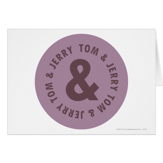 Tom and Jerry Round Logo 7 (Front Horizontal)