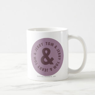Tom and Jerry Round Logo 7 Coffee Mug