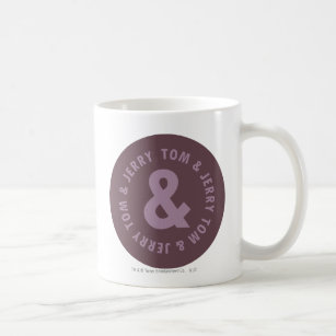 Tom and Jerry Round Logo 9 Coffee Mug
