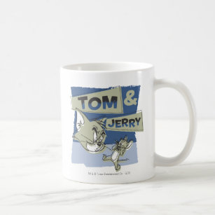Tom and Jerry Scaredey Mouse Coffee Mug