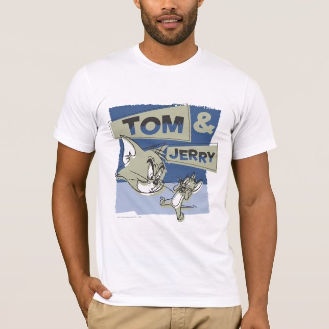 Tom and Jerry Scaredey Mouse T-Shirt (Front)
