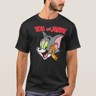 Tom And Jerry Simple Portrait Logo Pullover 