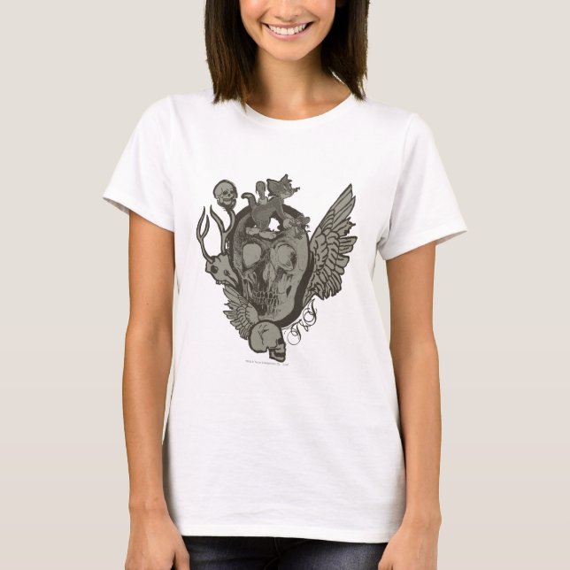 Tom and Jerry Skull T-Shirt (Front)